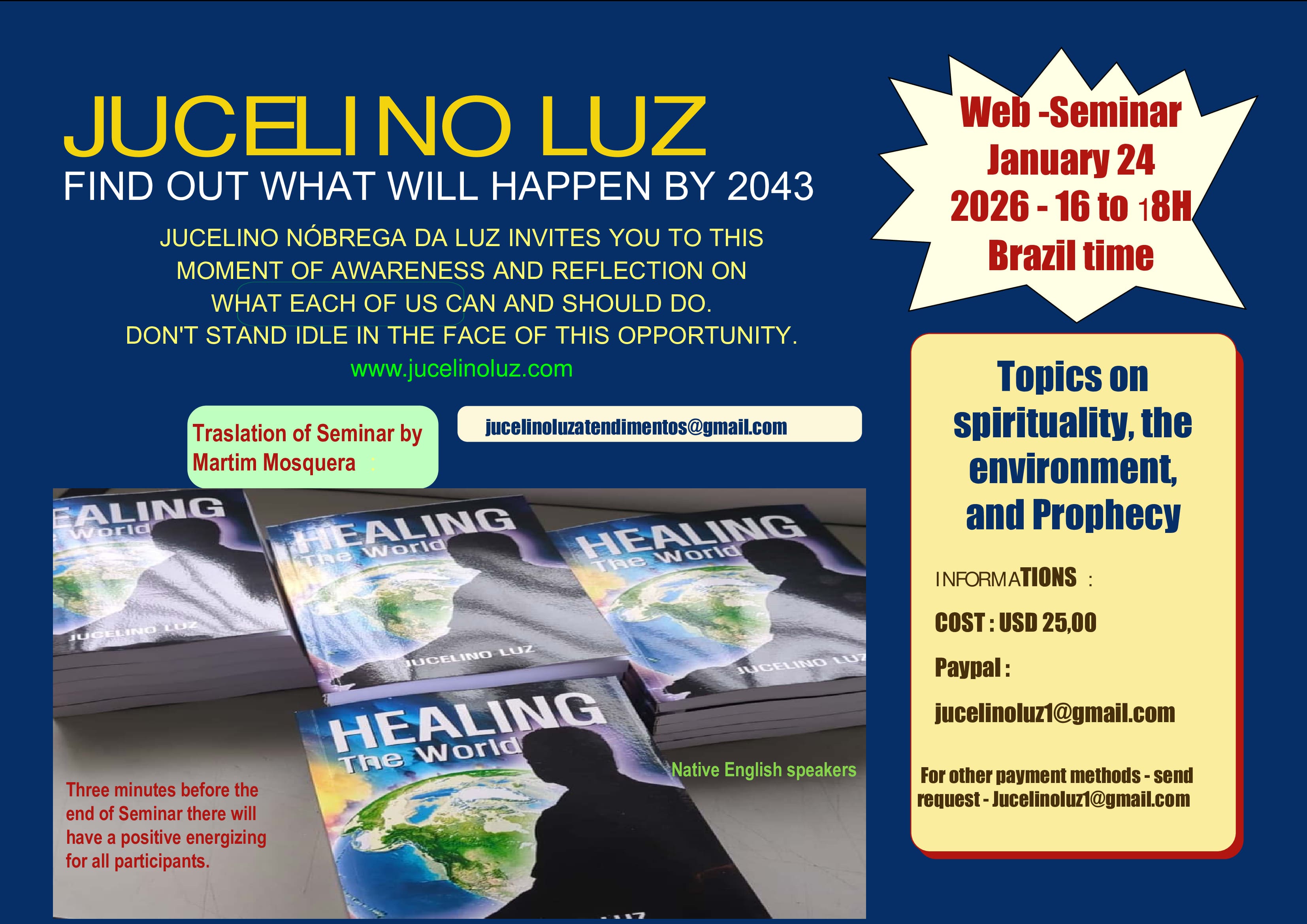 Conférence Web de Jucelino Luz