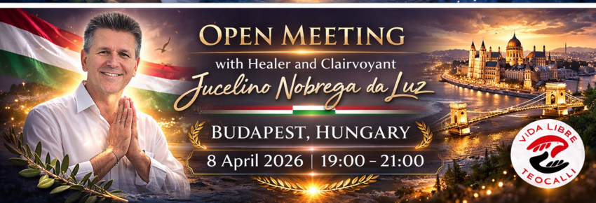 Séminaire en Hongrie, orientation spirituelle, guérison et enseignements de Jucelino Luz